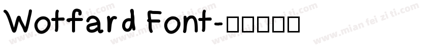 Wotfard Font字体转换